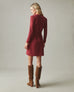 Women's Wrap Dress - Tibetan Red